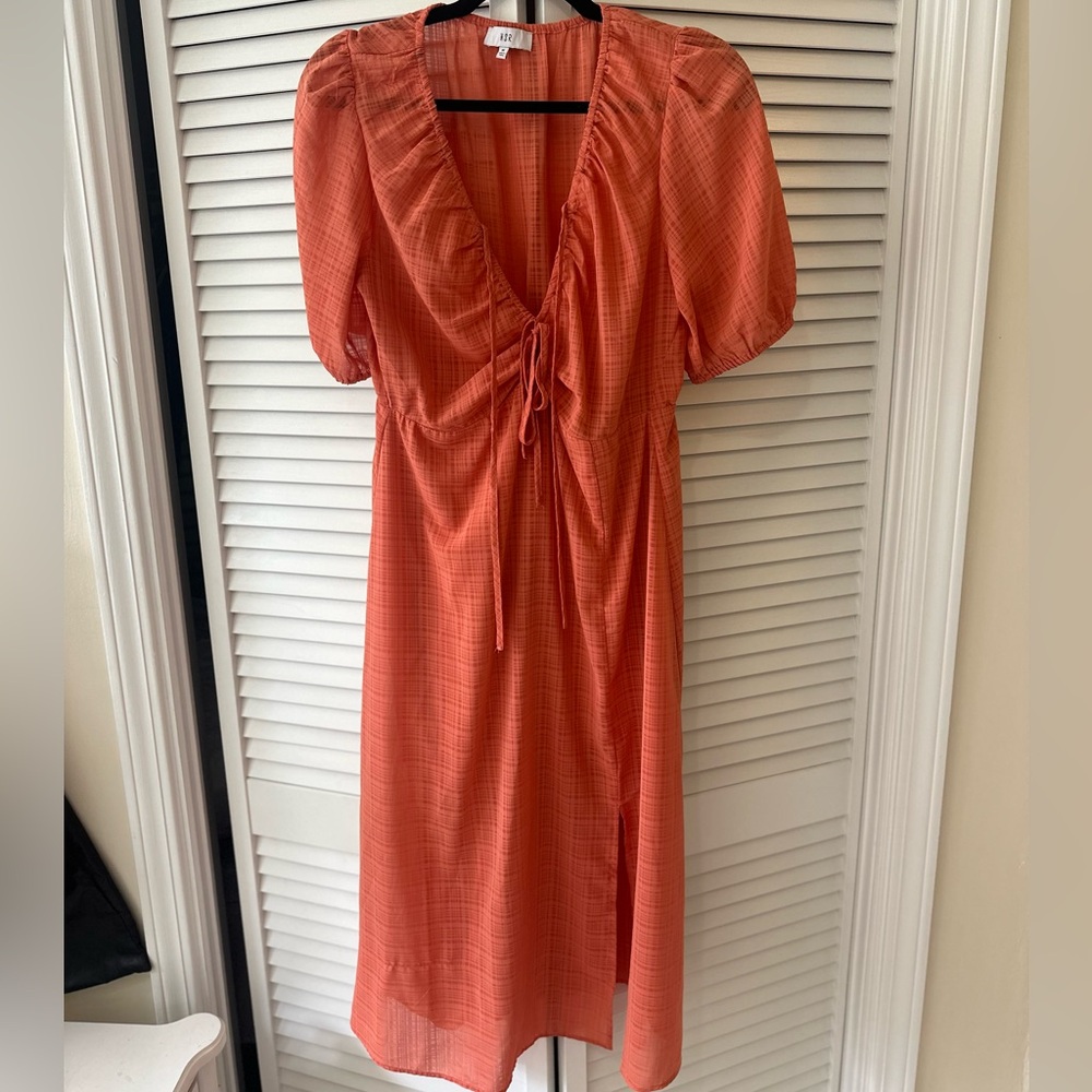 Fun coral dress!!